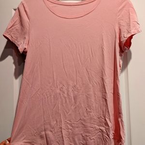 Lululemon soft pink t-shirt